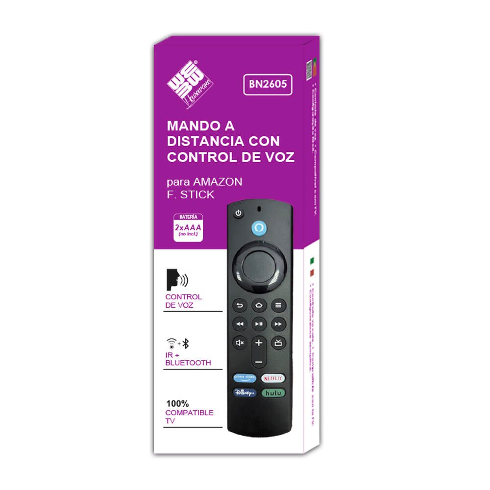 Mando a Distancia por Voz Compatible con Amazon Fire TV y Fire Stick - innovagizmo.com
