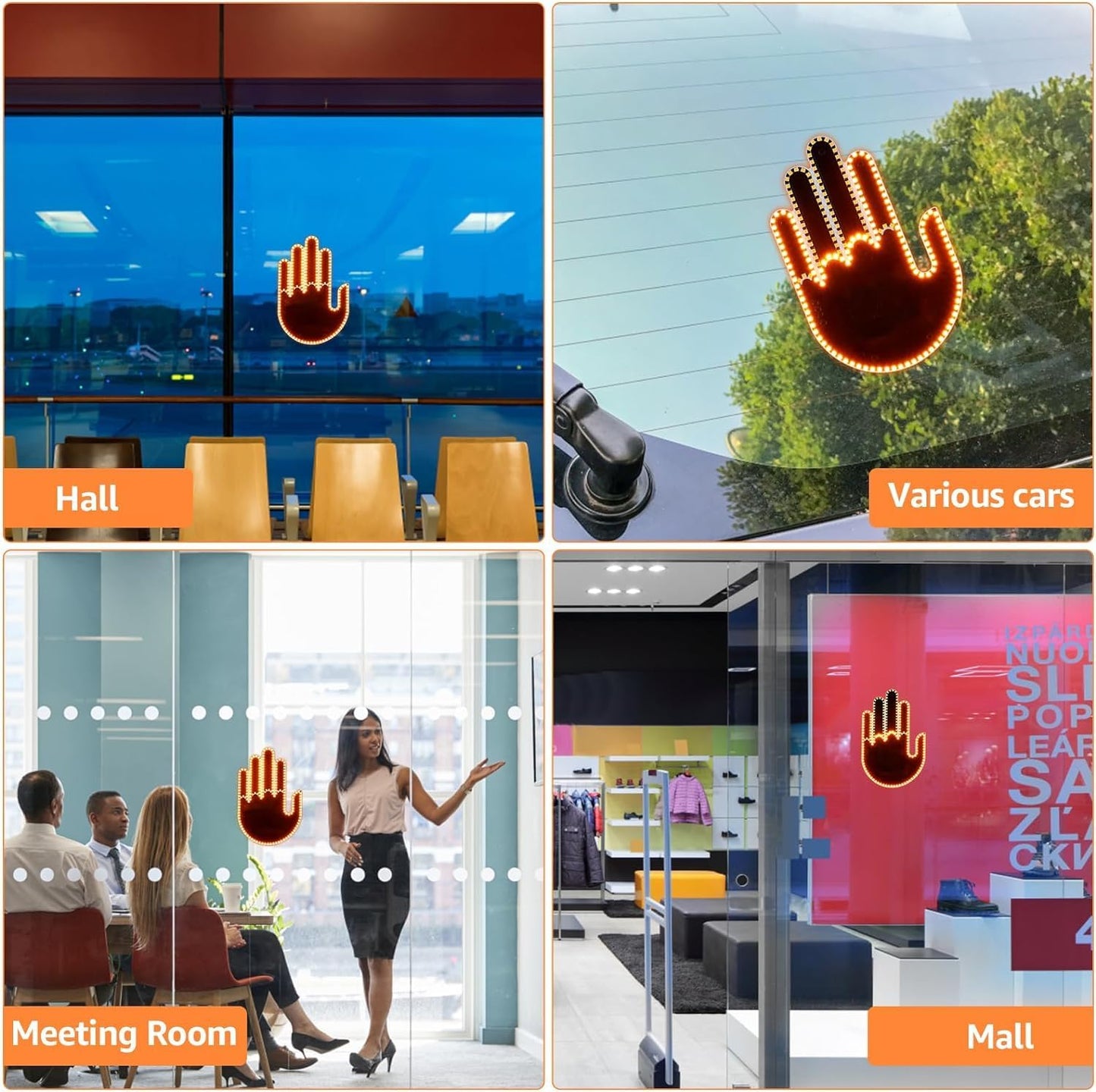 Mano de Gestos Luz LED para Automóvil de Fácil Instalación - innovagizmo.com