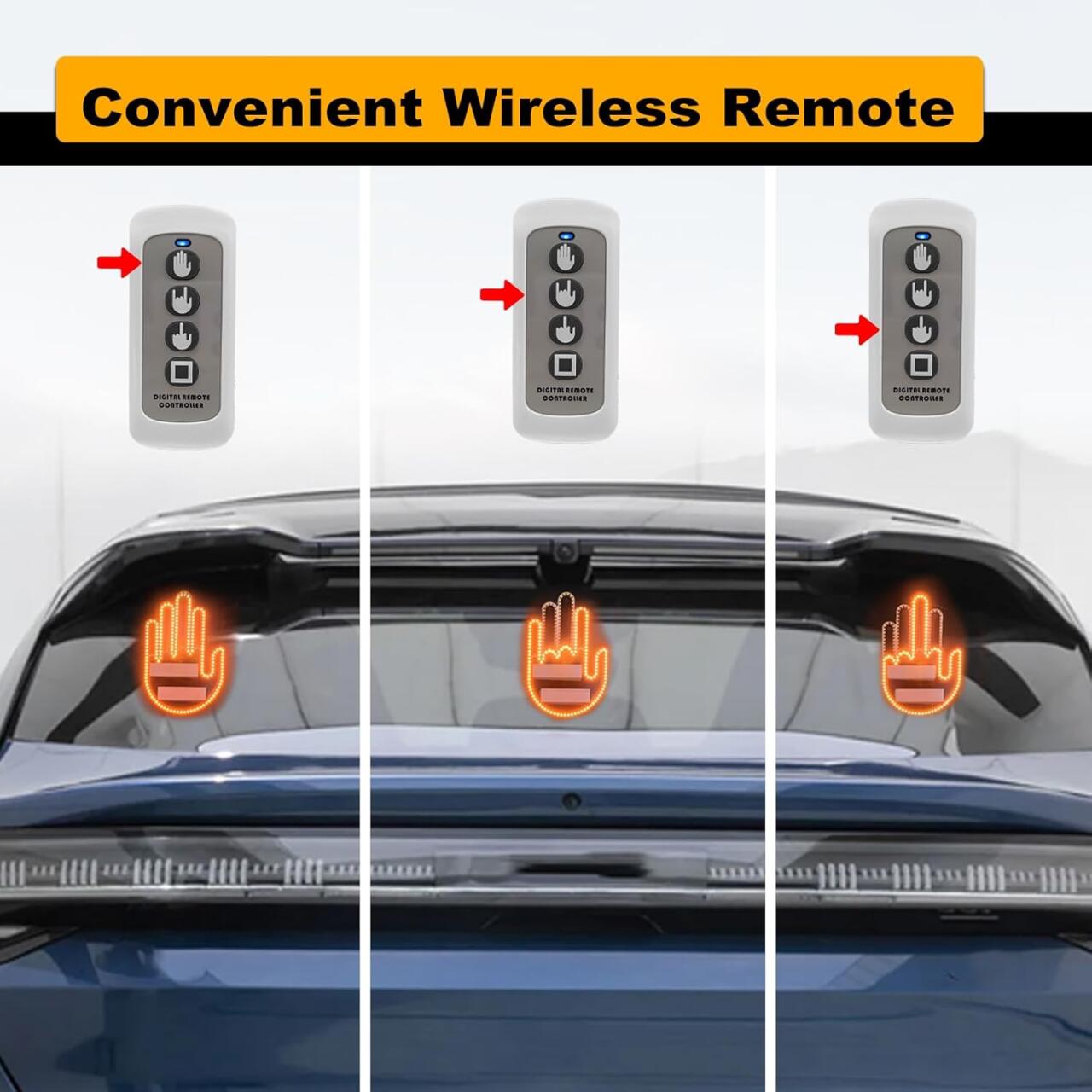 Mano de Gestos Luz LED para Automóvil de Fácil Instalación - innovagizmo.com