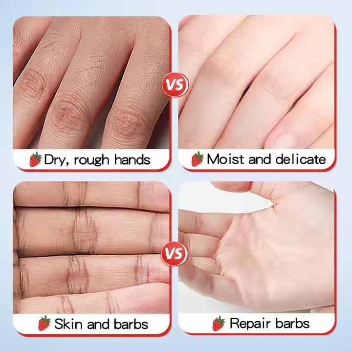 Manos Radiantes y Delicadas al Instante – Crema de Fresa Hidratante y Reparadora - innovagizmo.com