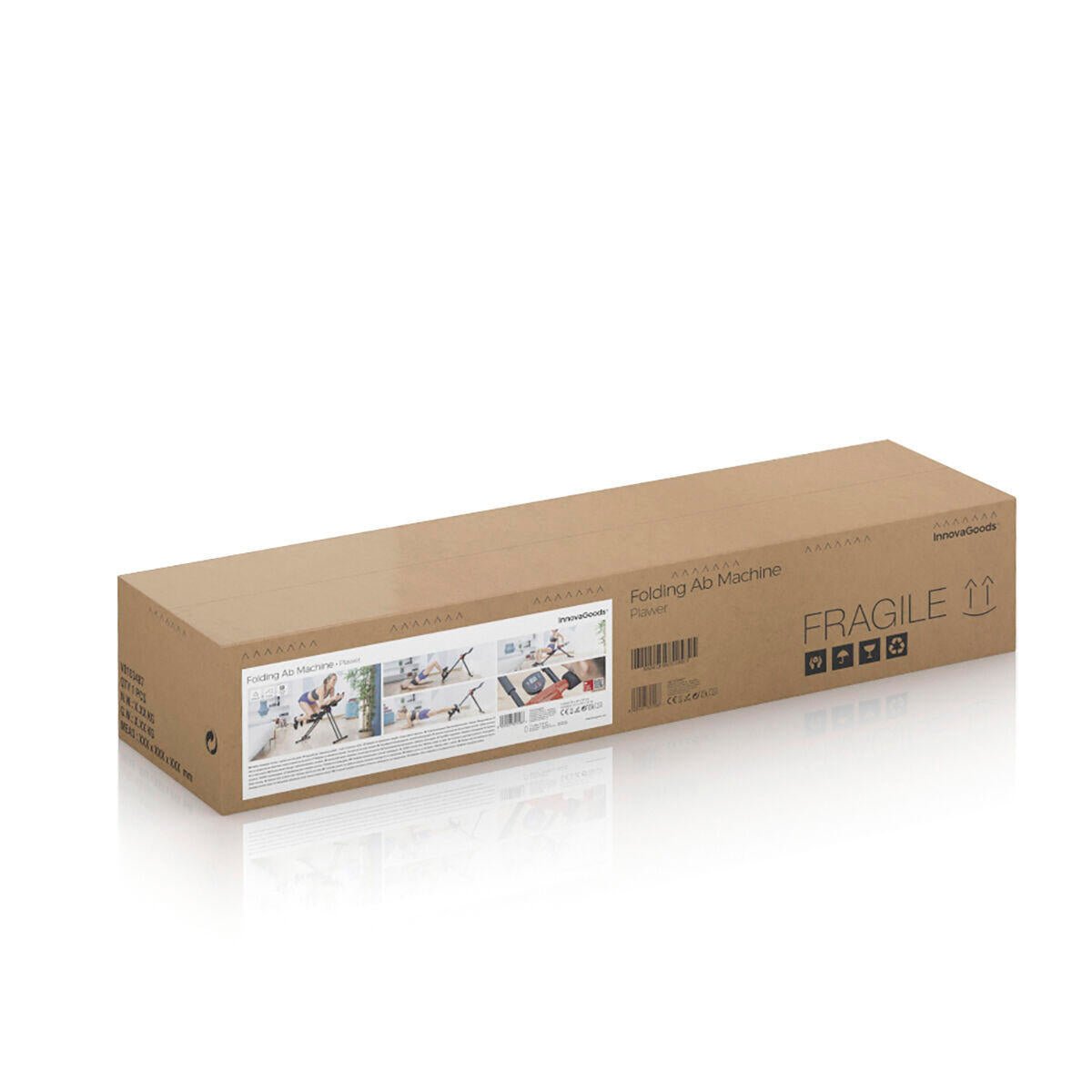 Máquina de Abdominales Plegable Plawer | Gimnasio Completo en Casa con Guía y LCD - innovagizmo.com