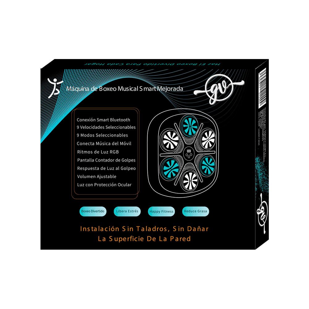 Máquina De Boxeo Electrónica de Música Inteligente con 2 Guantes - innovagizmo.com