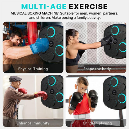 Máquina De Boxeo Electrónica de Música Inteligente con 2 Guantes - innovagizmo.com