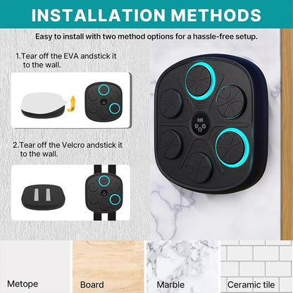 Máquina De Boxeo Electrónica de Música Inteligente con 2 Guantes - innovagizmo.com