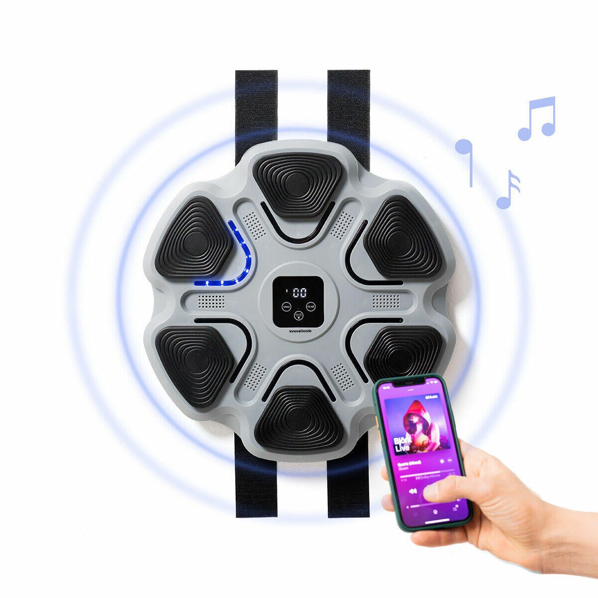 Máquina de Boxeo Musical Recargable Beatfist - innovagizmo.com