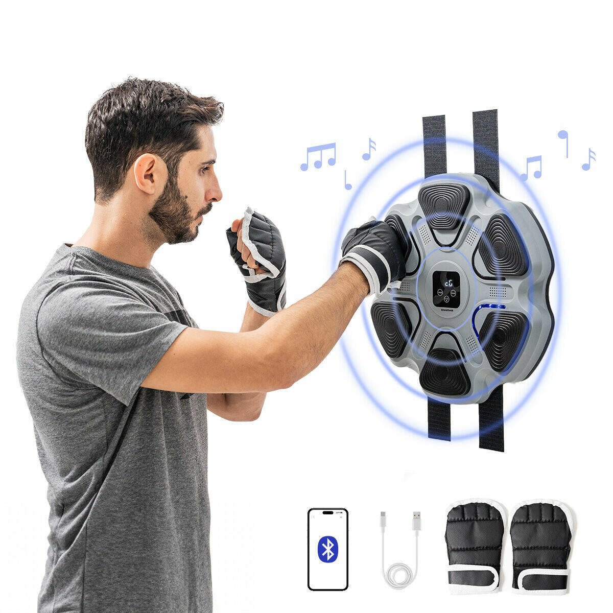 Máquina de Boxeo Musical Recargable Beatfist - innovagizmo.com