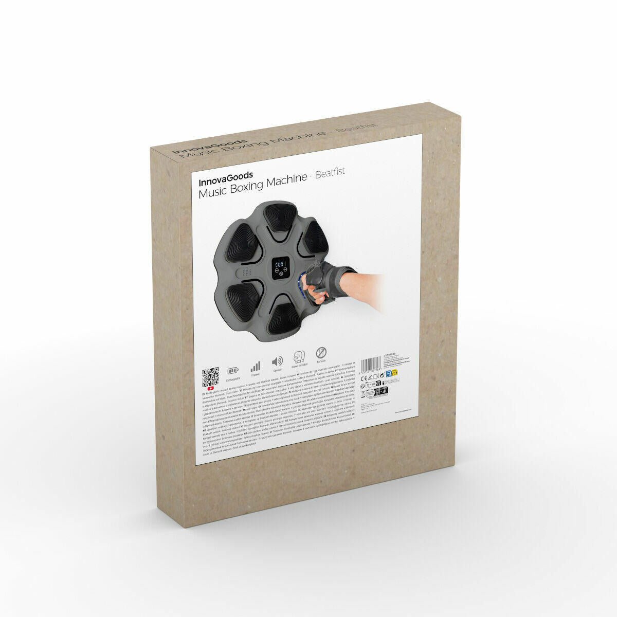 Máquina de Boxeo Musical Recargable Beatfist - innovagizmo.com