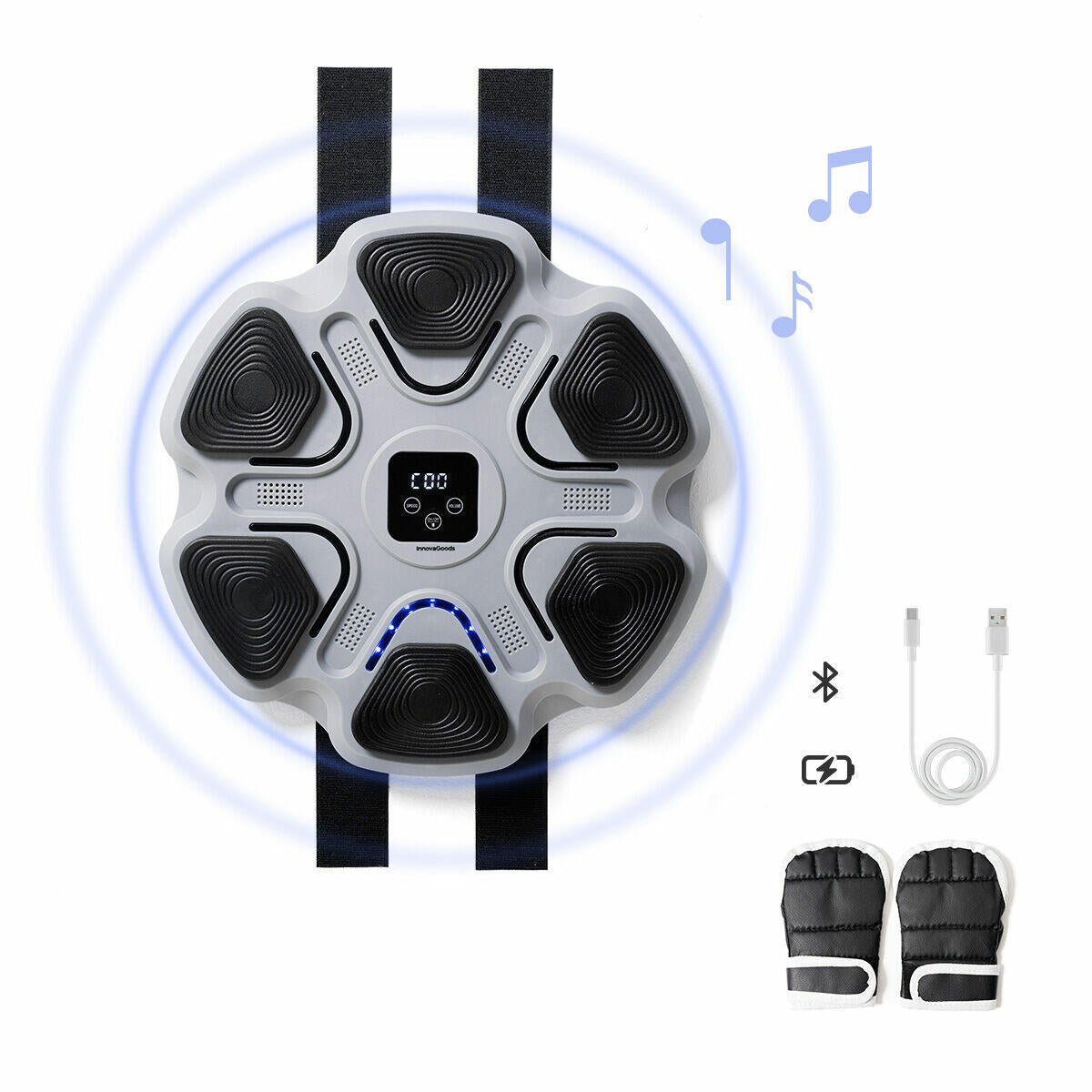 Máquina de Boxeo Musical Recargable Beatfist - innovagizmo.com