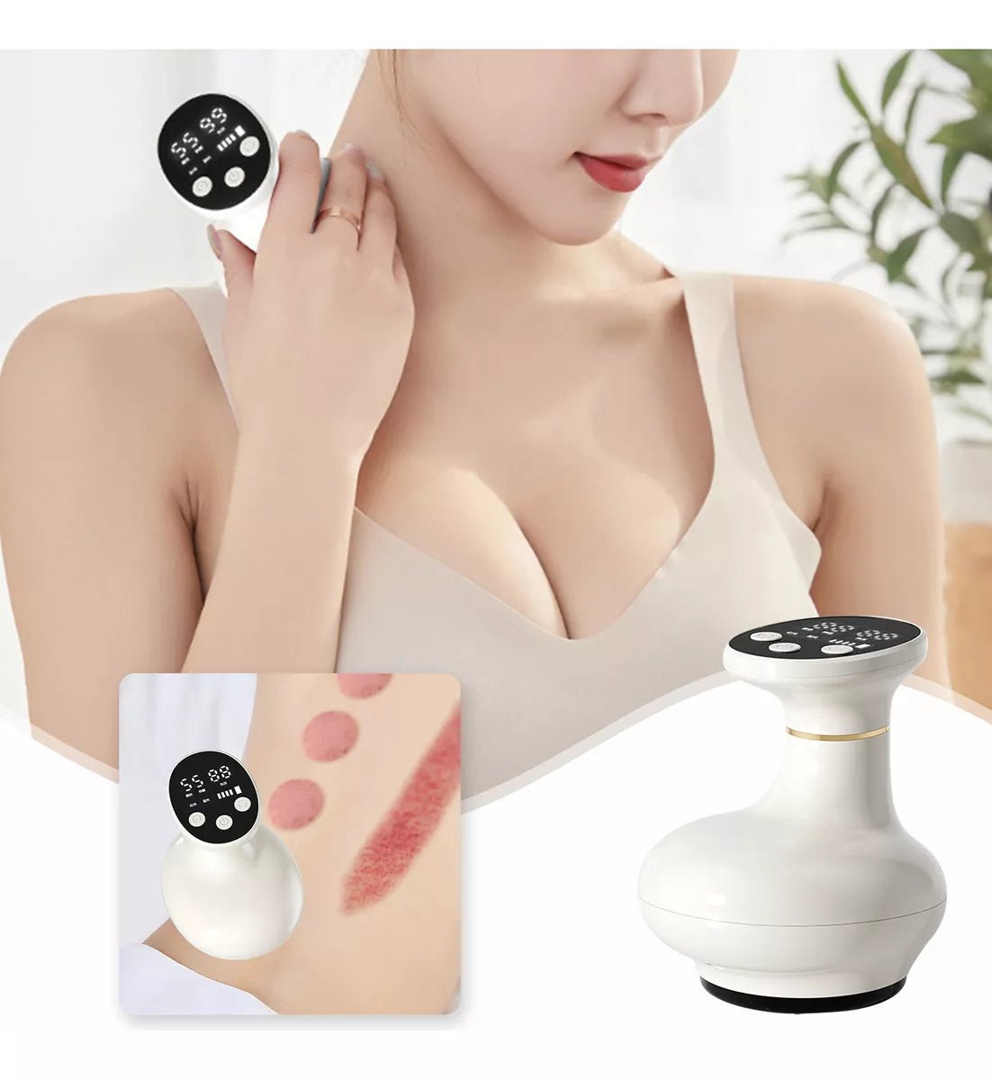 Masajeador Anticelulítico Recargable con Succión y Calor – Remodela Tu Cuerpo - innovagizmo.com