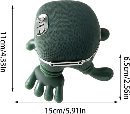 Masajeador de Cuello con Calor y Efecto Manos Reales