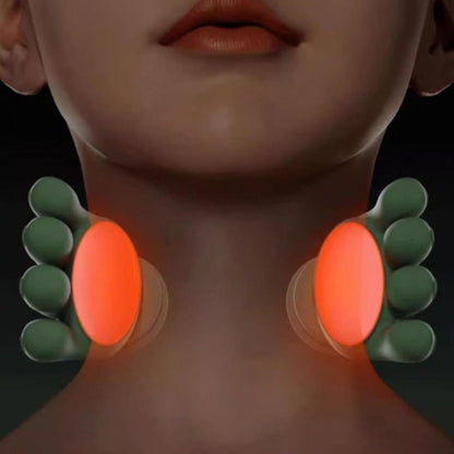 Masajeador de Cuello con Calor y Efecto Manos Reales