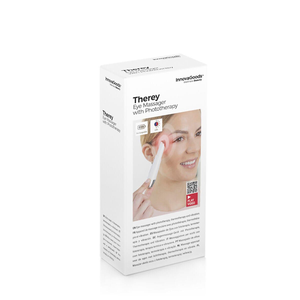 Masajeador de Ojos Antiedad con Fototerapia, Termoterapia y Vibración Therey - innovagizmo.com