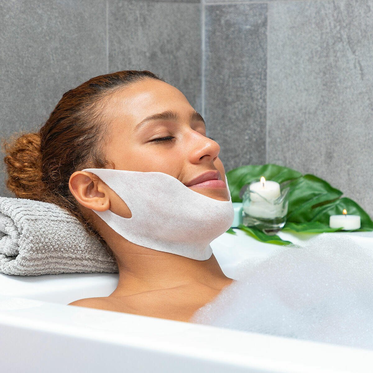 Mascarilla Reafirmante de Papada Redushine InnovaGoods 5 Unidades - innovagizmo.com