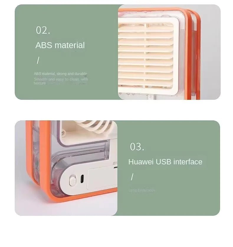 Mini aire acondicionado ventilador - innovagizmo.com