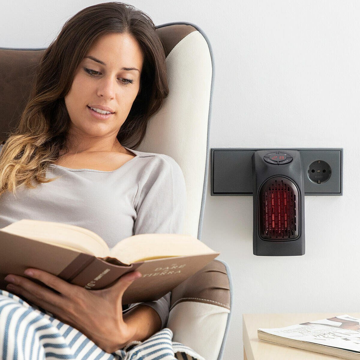 Mini Calefactor de Enchufe Portátil Heatpod 400 W - innovagizmo.com