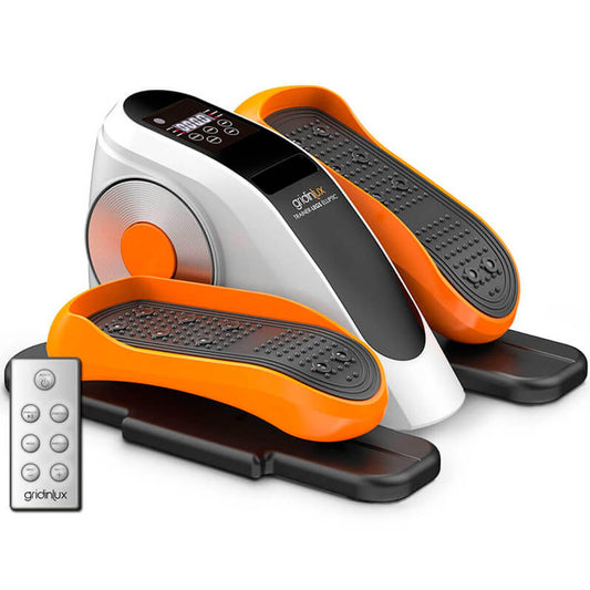 Mini Eliptica eléctrica Trainer Legs ELLIPTIC Ejercitador de piernas Bidireccional 4 Funciones 5 velocidades Mando Gridinlux - innovagizmo.com