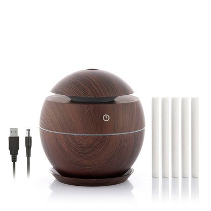 Mini Humidificador Difusor de Aromas Dark Walnut InnovaGoods - innovagizmo.com
