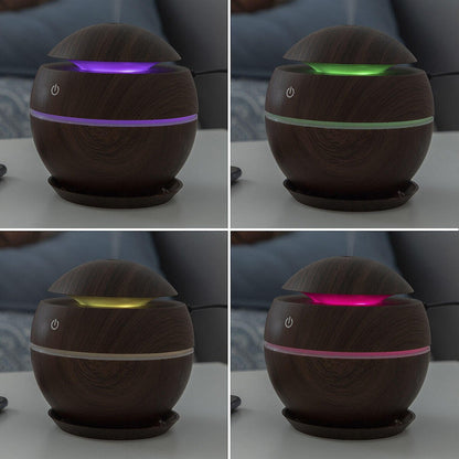 Mini Humidificador Difusor de Aromas Dark Walnut InnovaGoods - innovagizmo.com