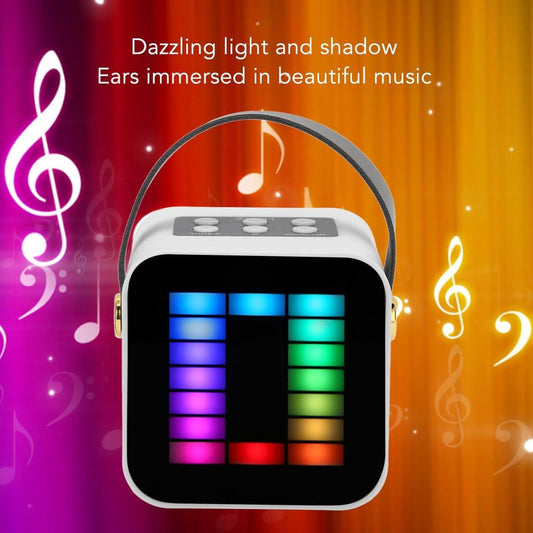Mini Micrófono con Altavoz Bluetooth con Luz RGB Ideal para Fiestas y Karaoke - innovagizmo.com