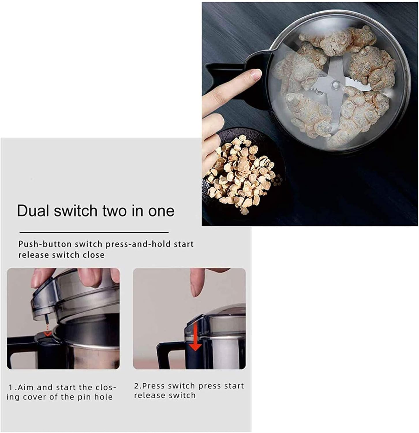 Molinillo de Café & Especias Acero Inoxidable Eléctrico - innovagizmo.com