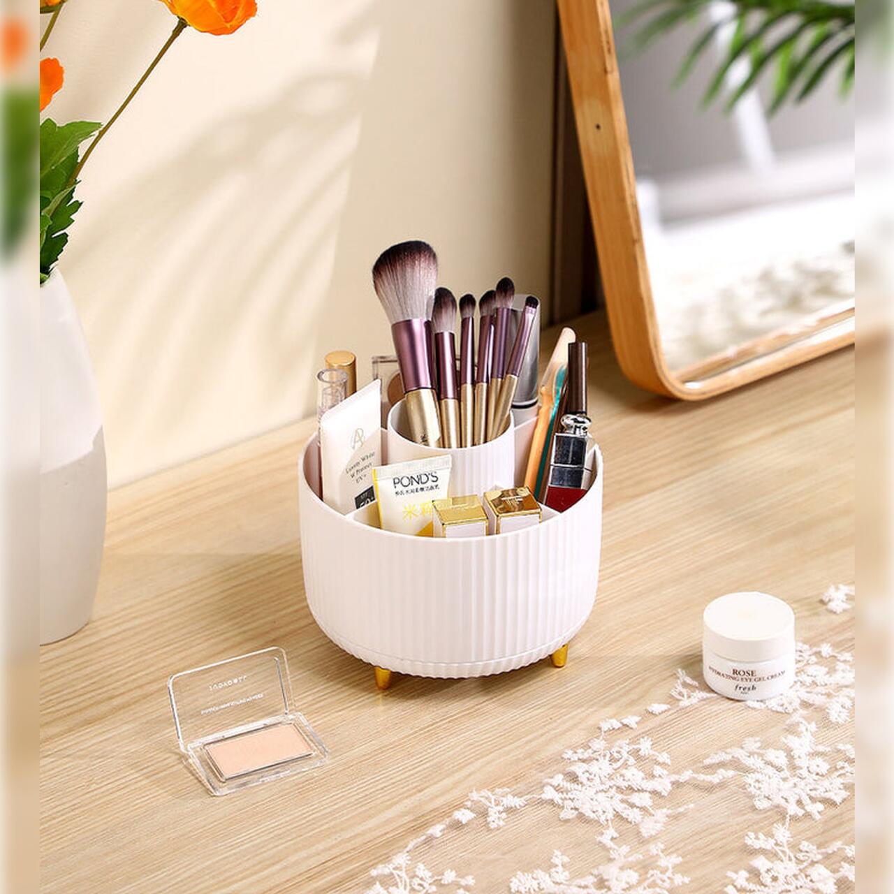 Organizador de maquillaje giratorio con 5 ranuras JOYBOS - innovagizmo.com