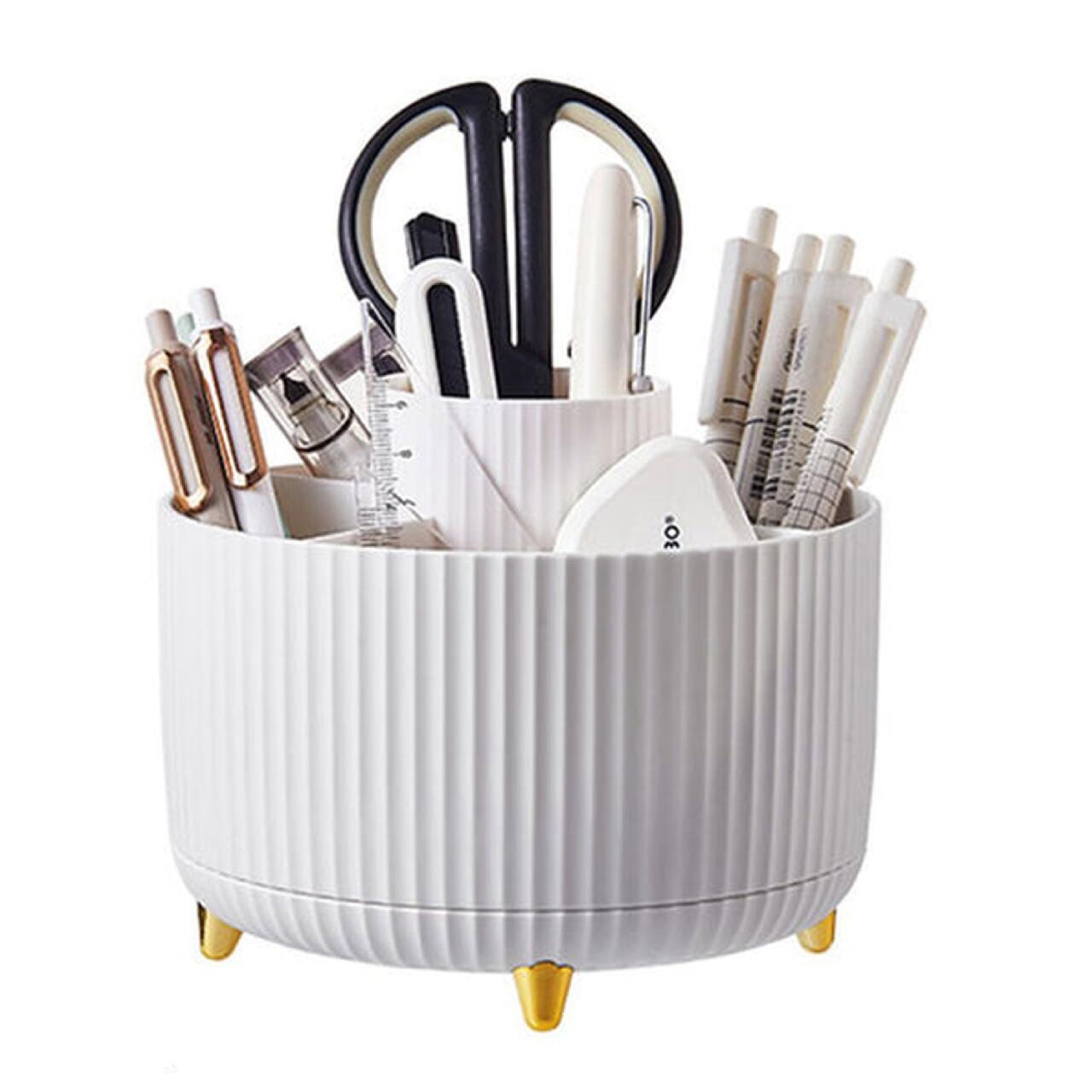 Organizador de maquillaje giratorio con 5 ranuras JOYBOS - innovagizmo.com