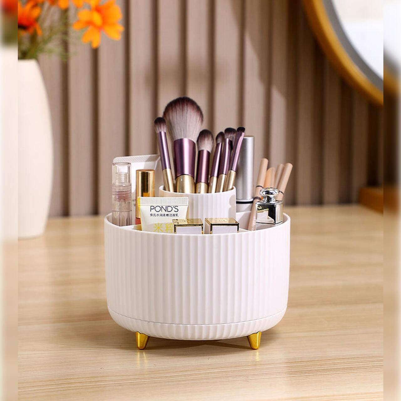 Organizador de maquillaje giratorio con 5 ranuras JOYBOS - innovagizmo.com