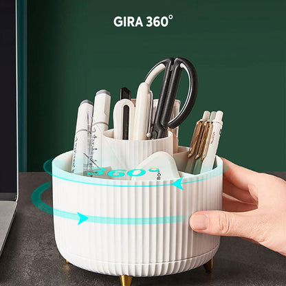 Organizador de maquillaje giratorio con 5 ranuras JOYBOS - innovagizmo.com