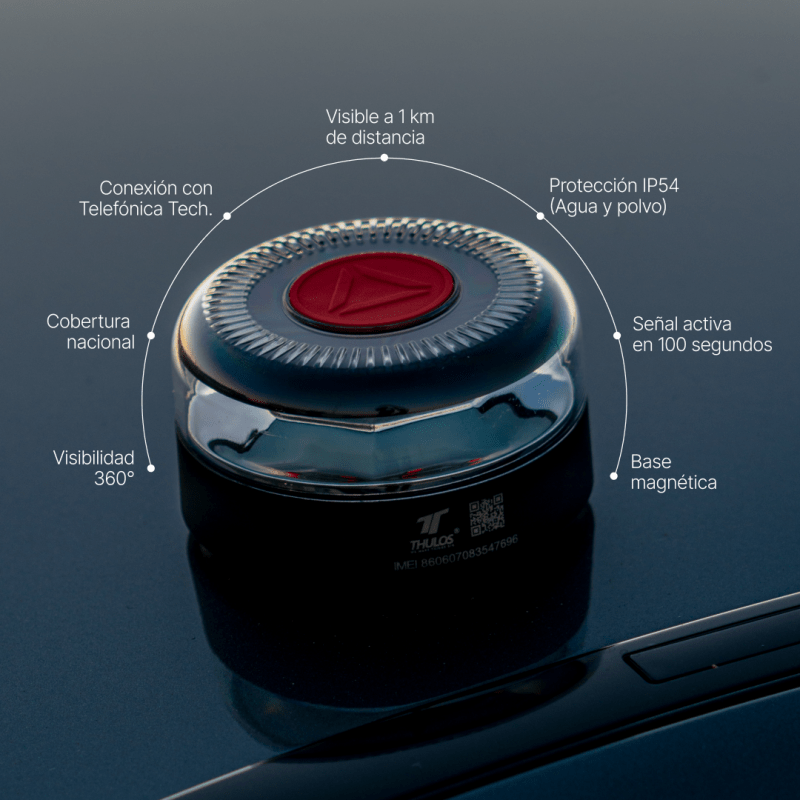 Pack 2 Balizas V16 Conectadas con Geolocalización | IoT + Certificación DGT | Con Funda Protectora - innovagizmo.com