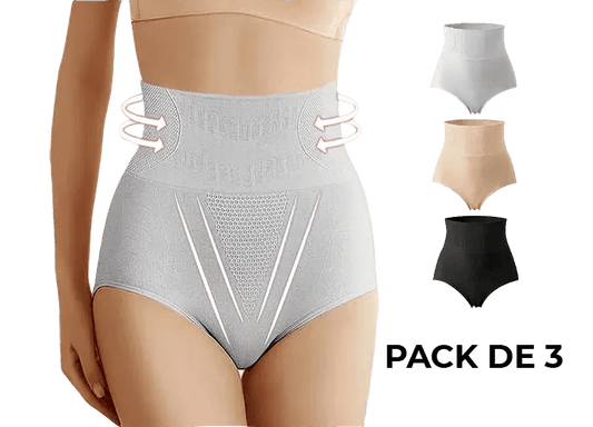Pack de 3 Bragas Faja Moldeadora push up - innovagizmo.com