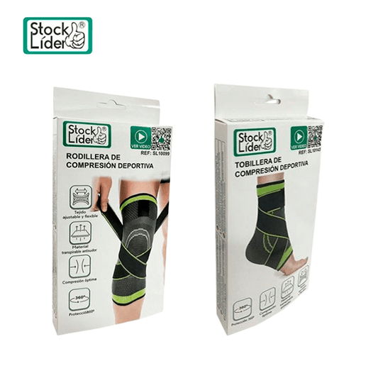 Pack Tobillera + Rodillera de compresión deportiva - innovagizmo.com