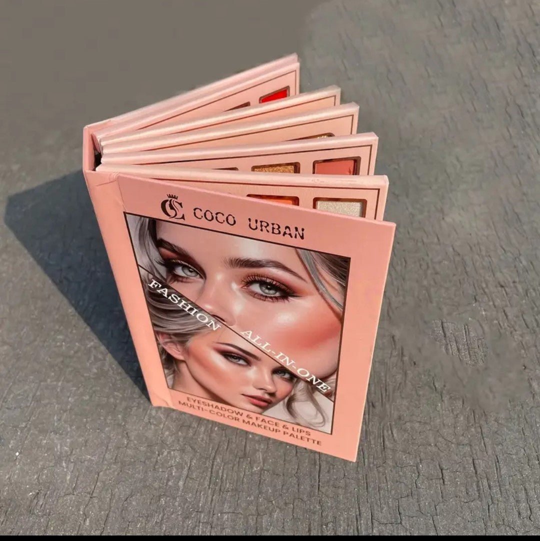Paleta COCO URBAN Todo en Uno | Rostro, Ojos y Labios | Uso Diario y Regalo - innovagizmo.com