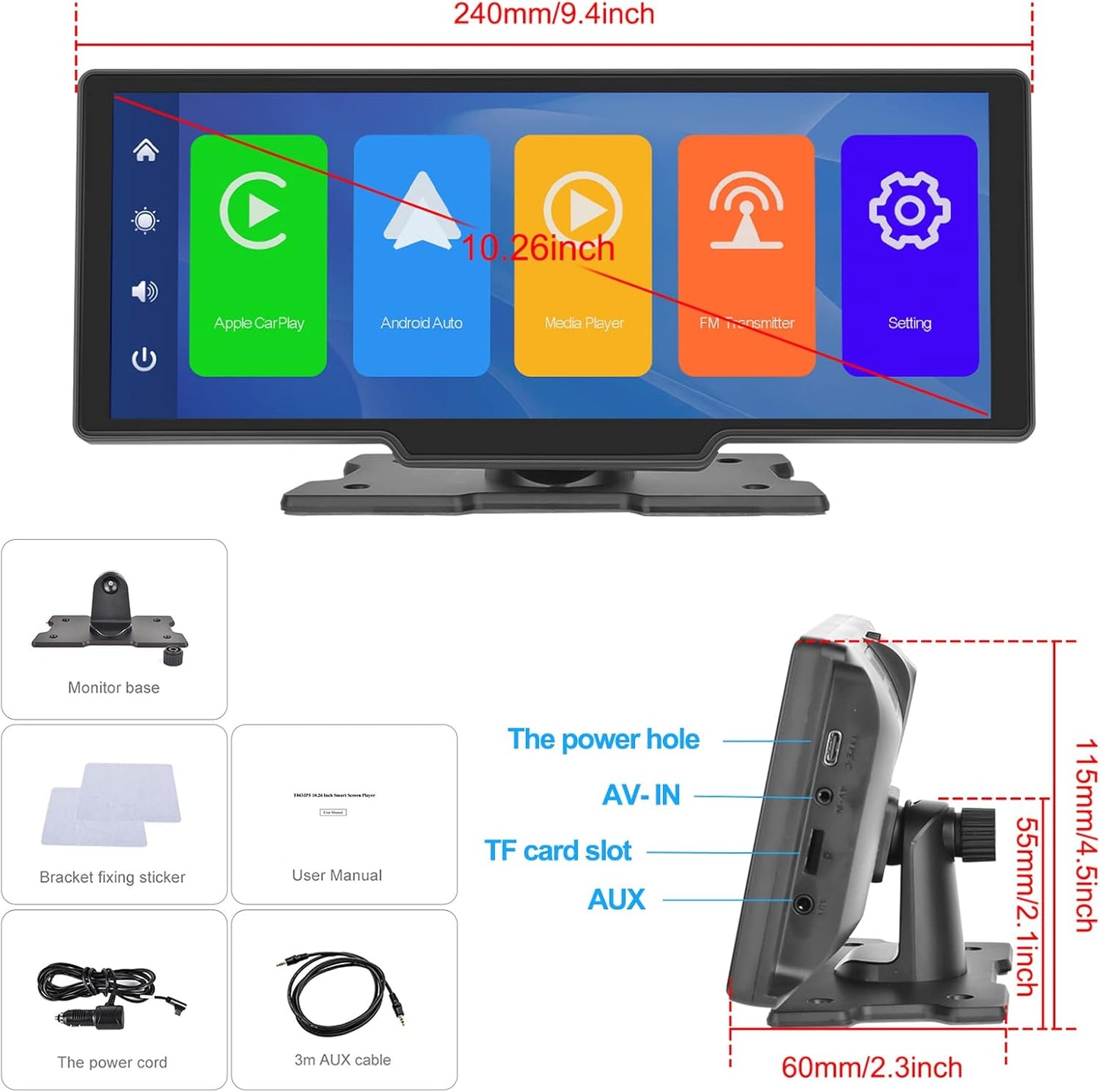 Pantalla de coche Apple Carplay Android Carplay - innovagizmo.com