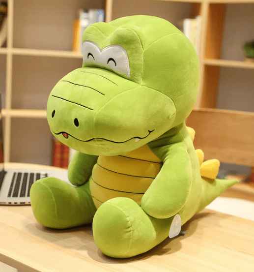 Peluche Suave de Cocodrilo Sentado - innovagizmo.com