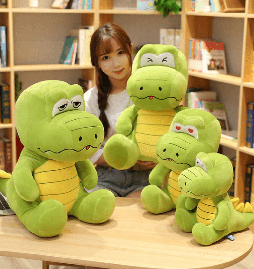 Peluche Suave de Cocodrilo Sentado - innovagizmo.com