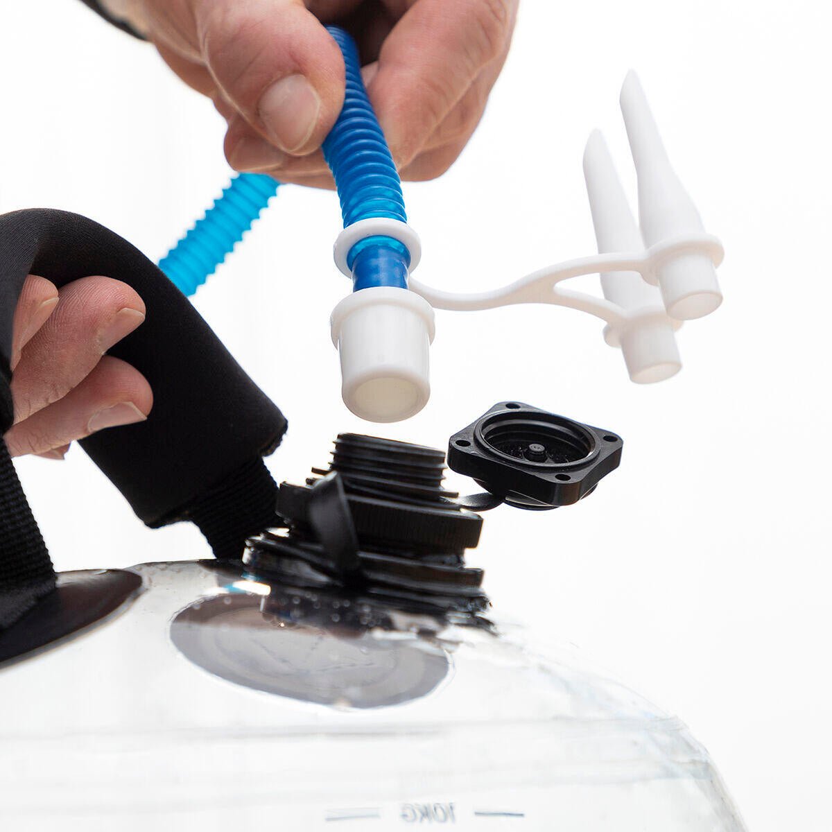 Pesa Rusa de Agua para Entrenamiento Fitness con Guía de Ejercicios Fibell InnovaGoods - innovagizmo.com