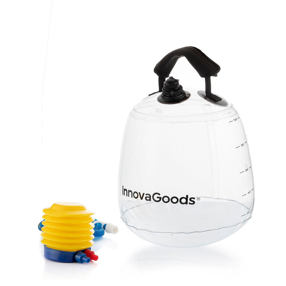 Pesa Rusa de Agua para Entrenamiento Fitness con Guía de Ejercicios Fibell InnovaGoods - innovagizmo.com