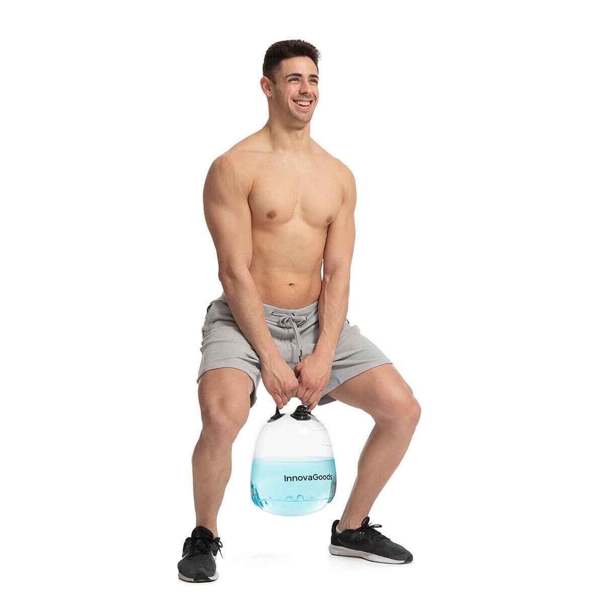 Pesa Rusa de Agua para Entrenamiento Fitness con Guía de Ejercicios Fibell InnovaGoods - innovagizmo.com