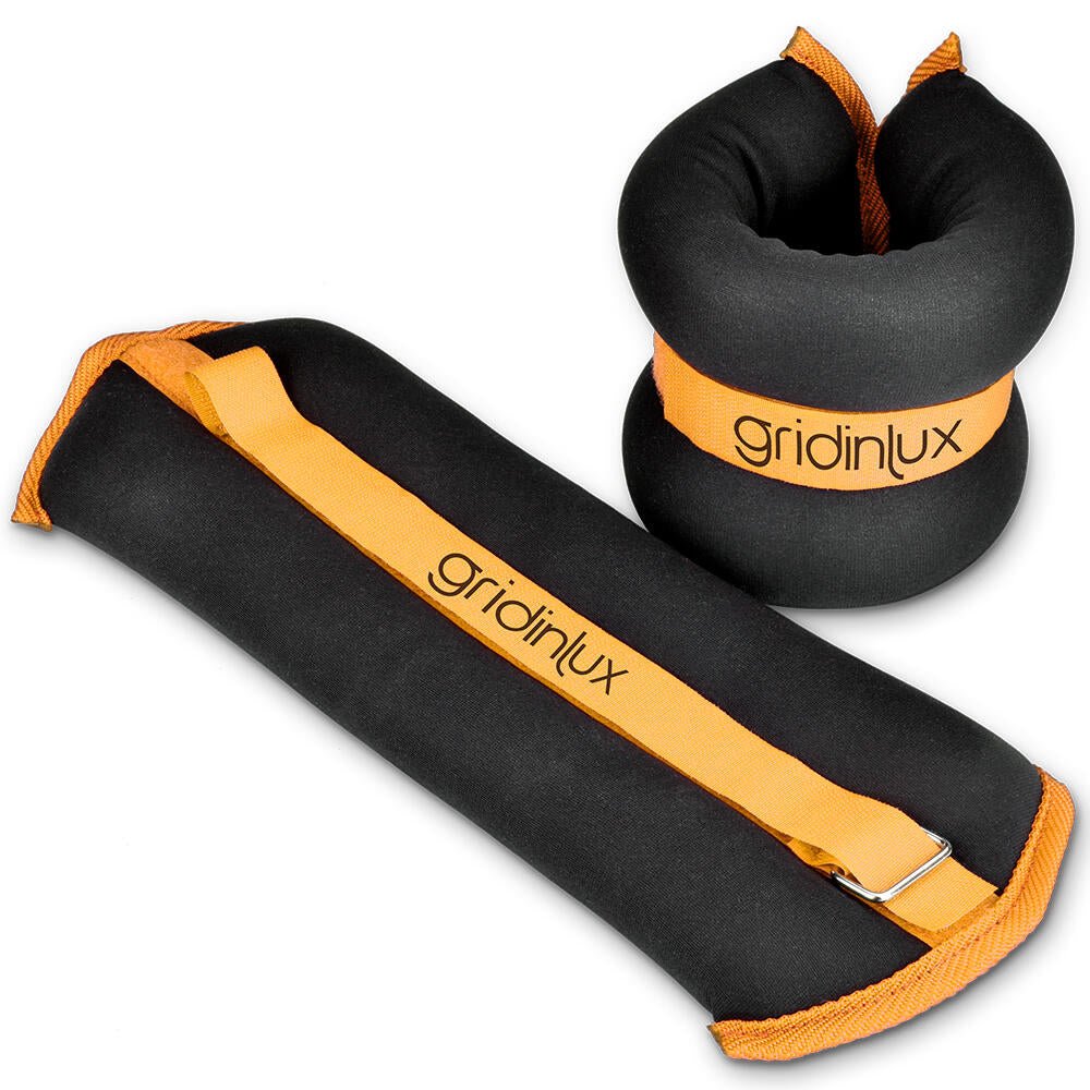 Pesas Lastradas para Tobillo y Muñeca 4KG Correa Ajustable Gridinlux - innovagizmo.com