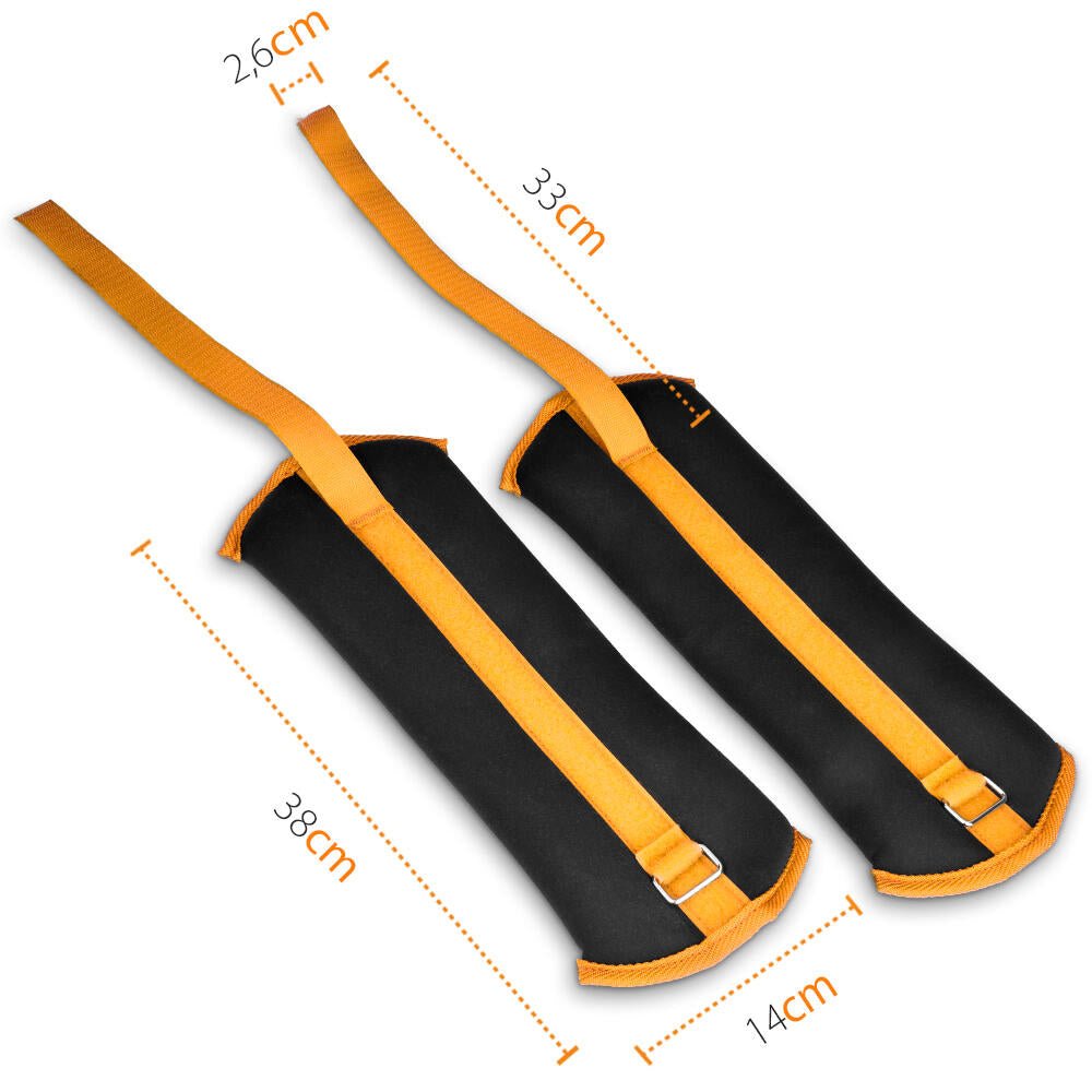 Pesas Lastradas para Tobillo y Muñeca 4KG Correa Ajustable Gridinlux - innovagizmo.com