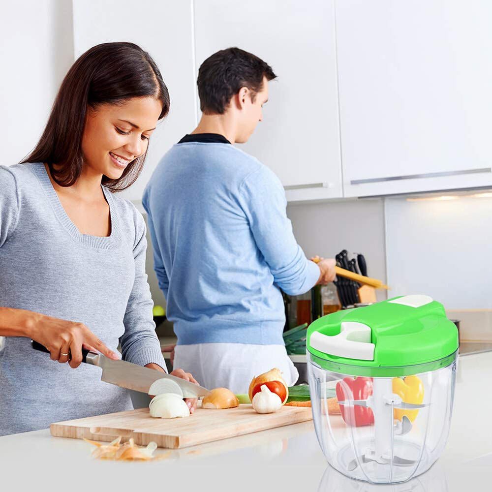 Picadora Manual Mini Chef 900ml Fácil y Rápida para Cocina - innovagizmo.com