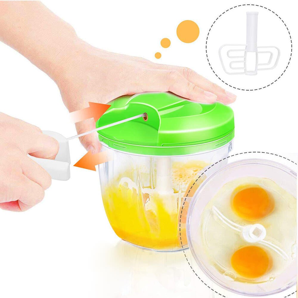 Picadora Manual Mini Chef 900ml Fácil y Rápida para Cocina - innovagizmo.com
