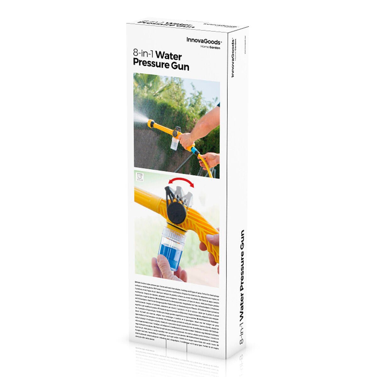 Pistola de Agua a Presión con Depósito 8 en 1 - innovagizmo.com