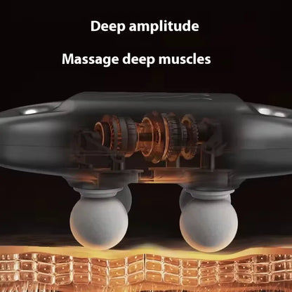 Pistola de masaje de 4 cabezas - innovagizmo.com