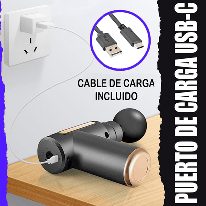 PISTOLA MASAJEADORA VARIOS ACCESORIOS - innovagizmo.com