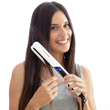 Plancha de Pelo Cerámica con Vapor Stemio InnovaGoods 36 W - innovagizmo.com