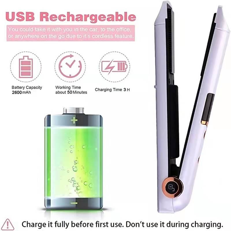 Plancha de pelo inalámbrica - innovagizmo.com