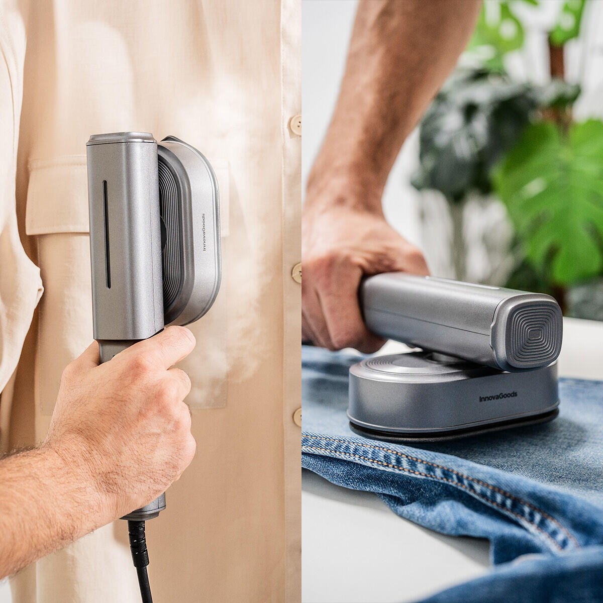 Plancha de Vapor Vertical de Viaje 2 en 1 Vaoron - innovagizmo.com