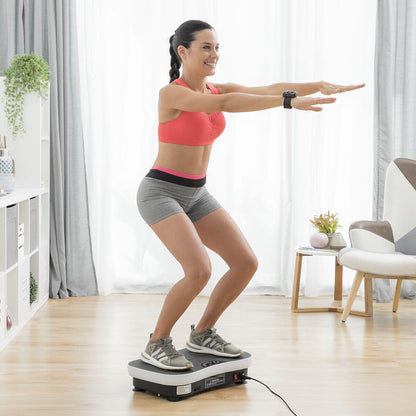 Plataforma Vibratoria de Entrenamiento con Accesorios y Guía de Ejercicios Vybeform - innovagizmo.com