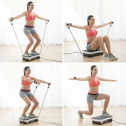 Plataforma Vibratoria de Entrenamiento con Accesorios y Guía de Ejercicios Vybeform - innovagizmo.com
